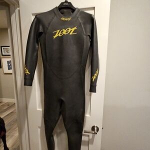 Zoot Black and Yellow Wetsuit